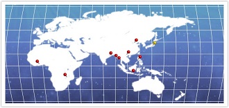 海外拠点地図