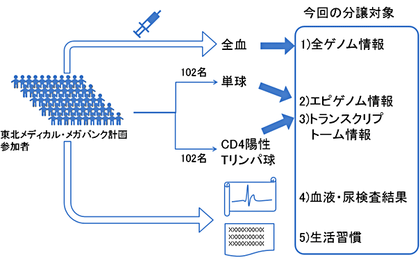 図2：今回分譲を開始した匿名化データの概略