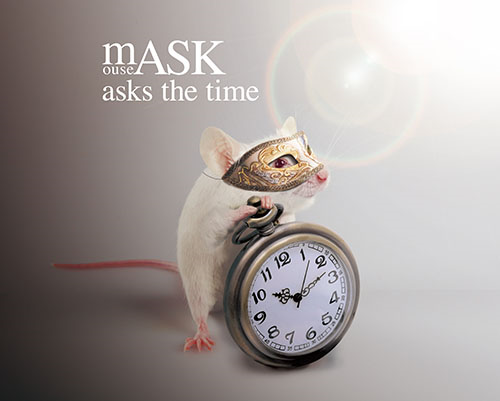 図4：Mouse ASK asks the time（本研究成果の概要イメージ図）
