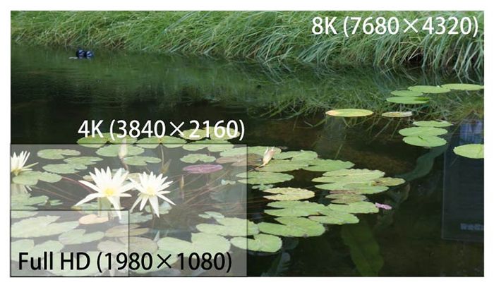 図2. 8Kスーパーハイビジョンカメラ