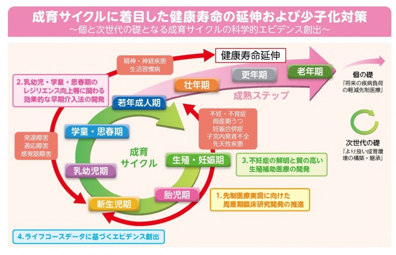 ライフステージに応じた健康課題