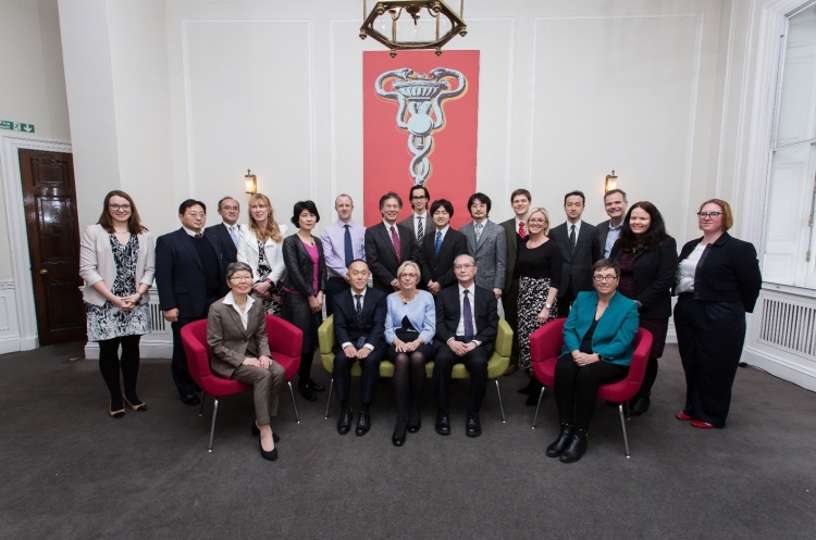 Dr. Yuko Harayama, Prof. Jill Pell, Prof. Toru Suzuki with participants