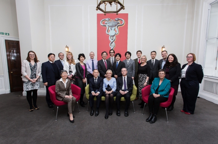 Dr. Yuko Harayama, Prof. Jill Pell, Prof. Toru Suzuki with participants